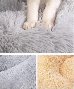 BEESSIES® Donut Hondenmand/hondenkussen 100 Cm - Wasbare Hoes - Taupe - Hond Kussen Mand -Katten Hondenbenodigdheden Winkel 1001x1200