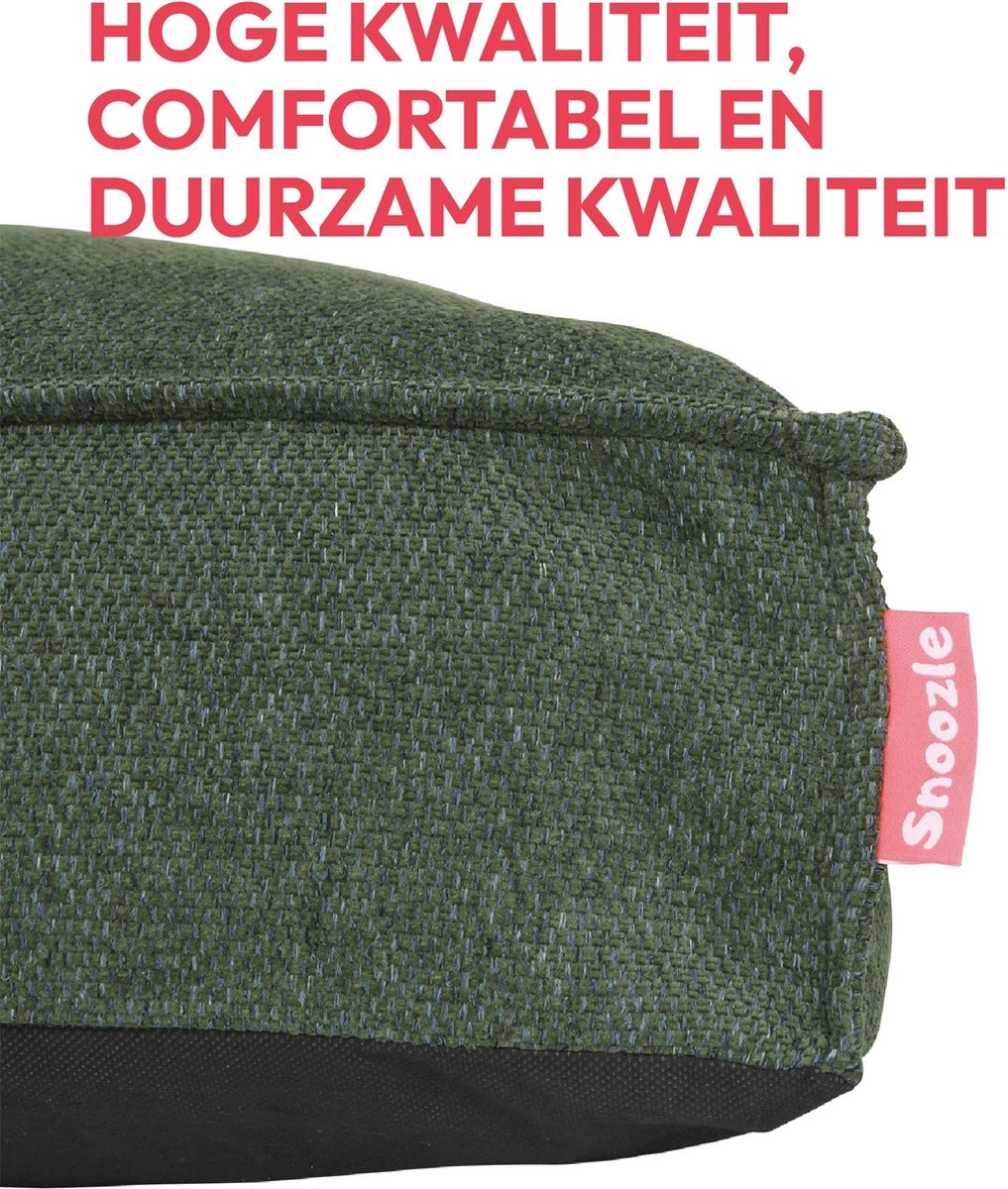 Snoozle Orthopedische Hondenmand - Zacht En Luxe Hondenkussen - Hondenbed - Wasbaar - Hondenmanden - 120 X 90 Cm - Groen 10 Snoozle Orthopedische Hondenmand - Zacht En Luxe Hondenkussen - Hondenbed - Wasbaar - Hondenmanden - 120 X 90 Cm - Groen - Afbeelding 8