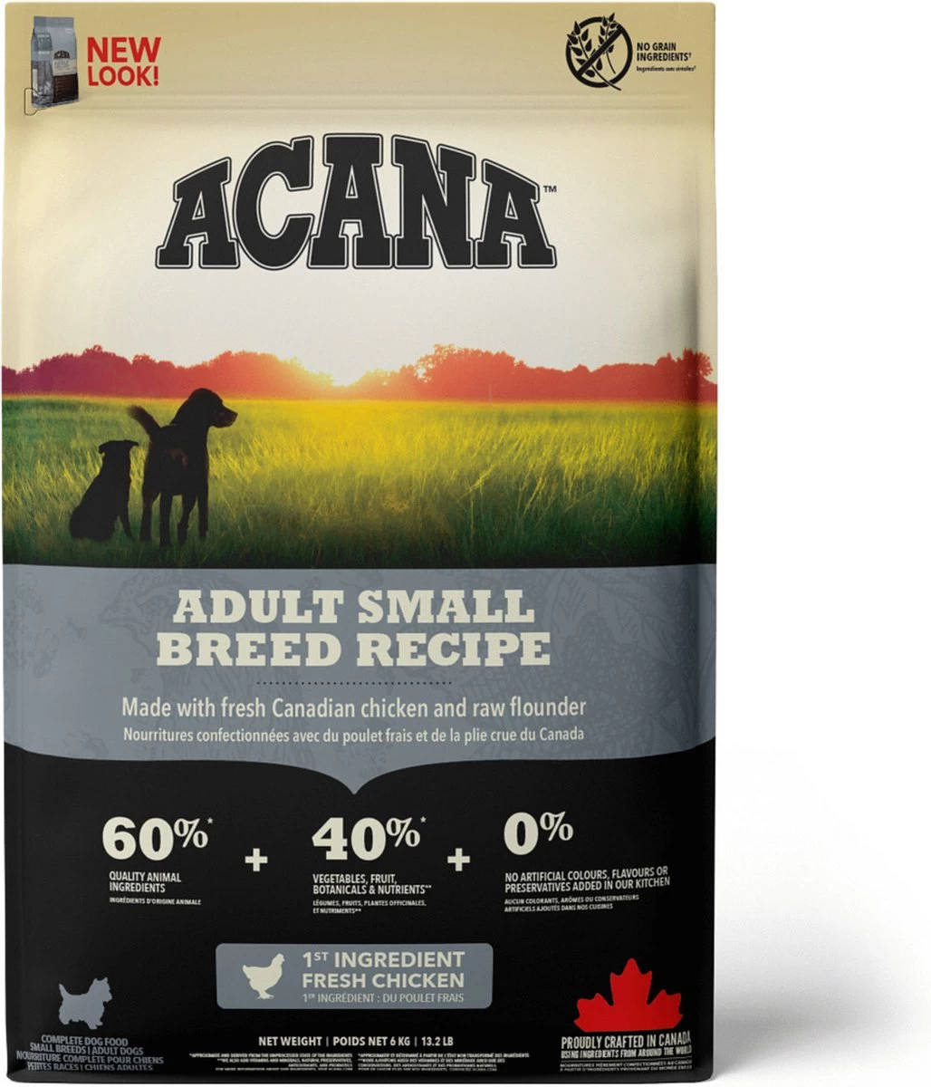 Acana Heritage Adult Small Breed - 6 KG 4 Acana Heritage Adult Small Breed - 6 KG - Afbeelding 2