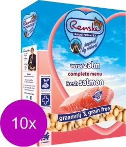 Renske Vers Vlees Zalm Graanvrij - Hondenvoer - 10 X 395 Gr -Katten Hondenbenodigdheden Winkel 1028x1200 2