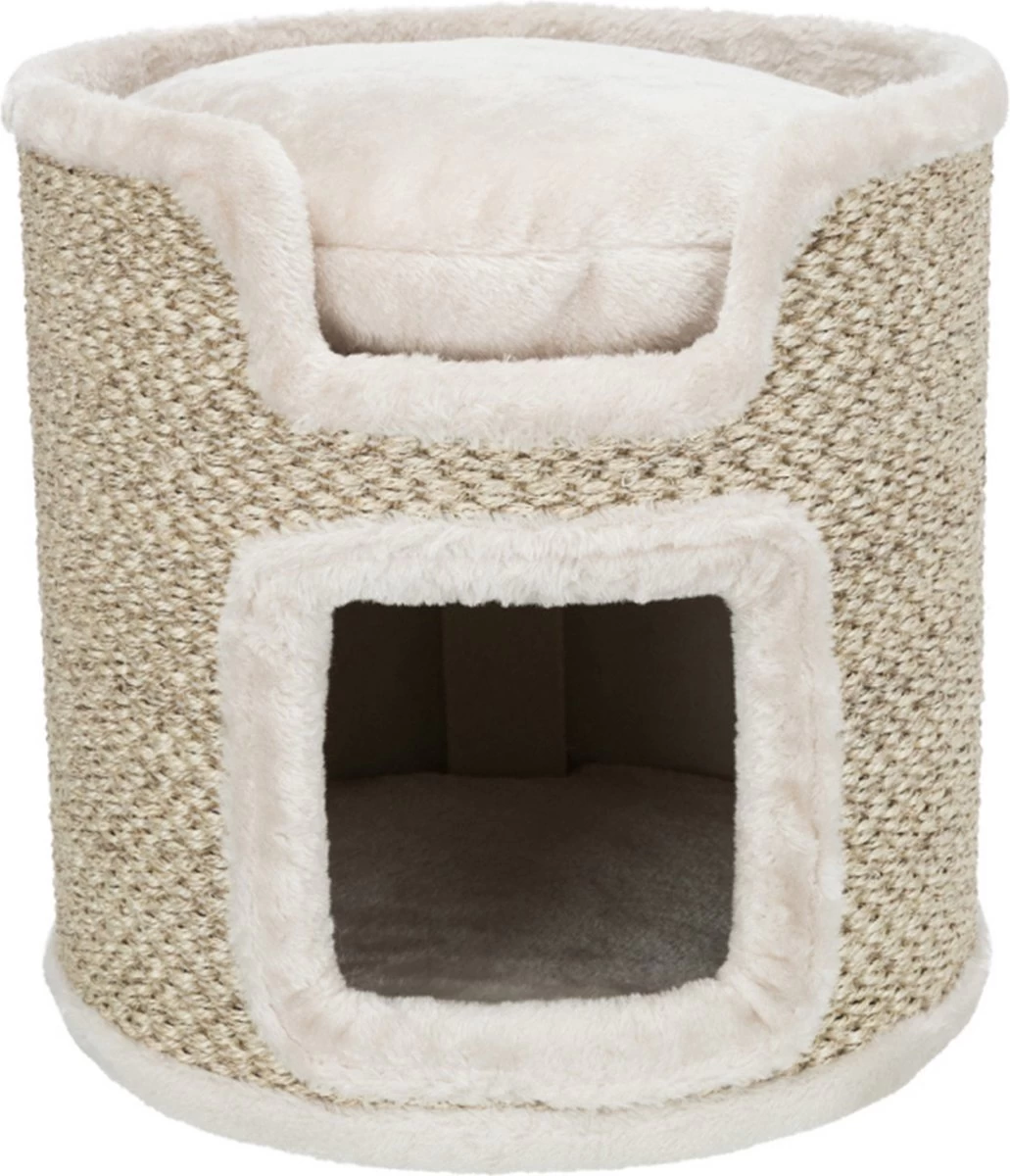 Trixie Krabton Ria Krabpaal Lichtgrijs/Natuur - 37X37X37 CM 3 Trixie Krabton Ria Krabpaal Lichtgrijs/Natuur - 37X37X37 CM