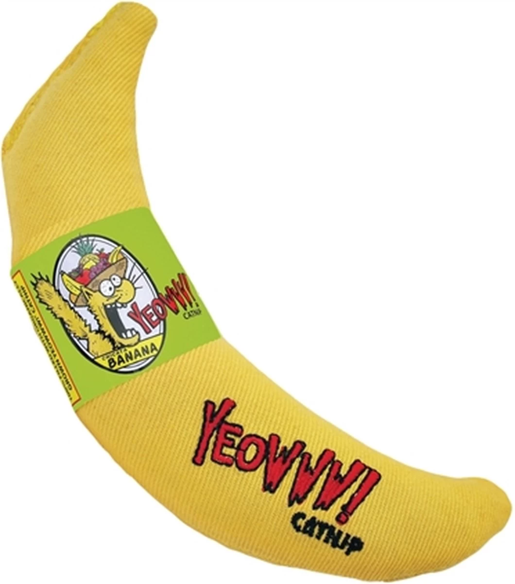 Yeowww Banaan Met Catnip - 18 Cm - 1 Stuks 3 Yeowww Banaan Met Catnip - 18 Cm - 1 Stuks