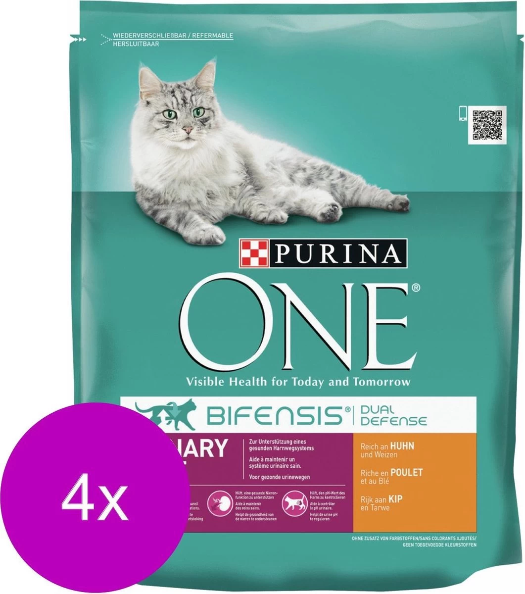 Purina One Urinary Care - Kattenvoer - 4 X Kip 800 G