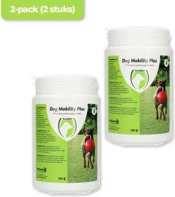 Excellent Dog Mobility Plus 2-pack – Ter Ondersteuning Van De Pezen, Kraakbeen, Banden En Gewrichten Van Honden - Geschikt Voor De Hond - Aanvullend Diervoeder – 2x750g
