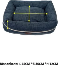 I-CiGO Homy Luxe - Hondenmand - In-kussen Dubbelzijdig Gebruik 70x60xH14cm/Blauw 16 I-CiGO Homy Luxe - Hondenmand - In-kussen Dubbelzijdig Gebruik 70x60xH14cm/Blauw -Katten Hondenbenodigdheden Winkel 1070x1200