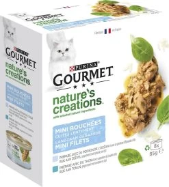 Gourmet Nature's Creations - Kattenvoer Natvoer - Zeevis - 48 X 85 Gr -Katten Hondenbenodigdheden Winkel 1081x1200 1