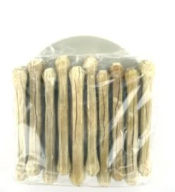 Geperst Bot 20cm 10 Stuks - Hondensnacks - Kauwbotten - Runderhuid - Hondenbot - Gedroogd -Katten Hondenbenodigdheden Winkel 1092x1200