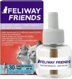 Feliway Friends - Navulling - 1 X 48 Ml - Anti-conflict Voor Katten