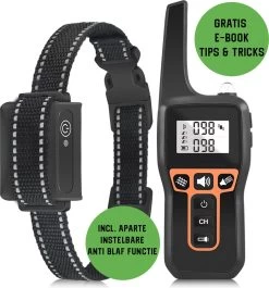 Anti Blafband EN Trainingshalsband In 1 - UNIEK SYSTEEM - 1000m Bereik - 100 Levels - Trainingsband - Antiblafband - Geluid En Vibratie/trilling - Grote En Kleine Honden - Waterdicht - Incl. E-book -Katten Hondenbenodigdheden Winkel 1117x1200 1