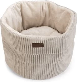 Designed By Lotte Kattenmand Ribbed Lichtgrijs 50 X 50 X 35 Cm