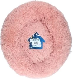 Let's Sleep Donut Mand 60 Cm Roze -Katten Hondenbenodigdheden Winkel 1121x1200 2
