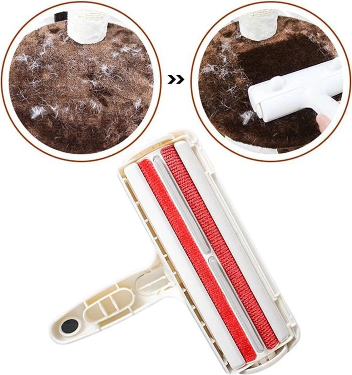 Merkloos Hoogwaardige Huisdierhaar Verwijderaar - Beste Oplossing Tegen Huisdierharen - Hondenhaar Verwijderaar - Kattenhaar Verwijderaar - Pluizenborstel - Haren Verwijderen - Ontharingsborstel - Haarvanger - Wit 8 Merkloos Hoogwaardige Huisdierhaar Verwijderaar - Beste Oplossing Tegen Huisdierharen - Hondenhaar Verwijderaar - Kattenhaar Verwijderaar - Pluizenborstel - Haren Verwijderen - Ontharingsborstel - Haarvanger - Wit - Afbeelding 6