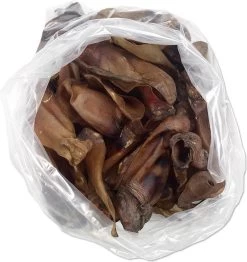 25 St. Runderoren Met Oorpit - Runderoor - Kauwstaven Runderhuid Snack Kauwbotten Hondensnacks Hond Snacks