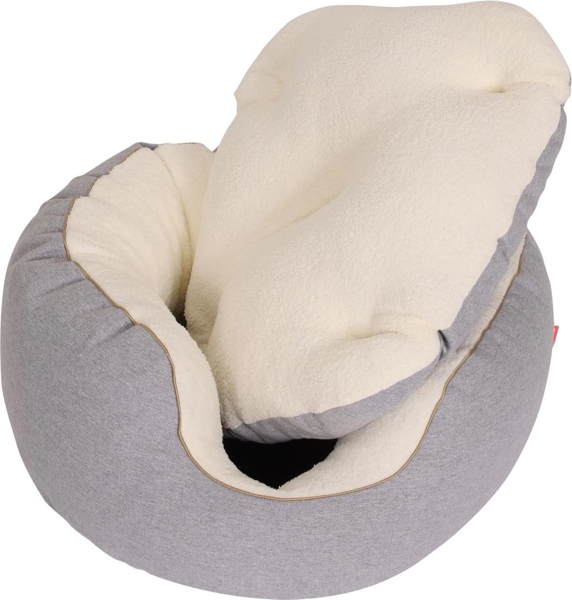 Snoozle Orthopedische Hondenmand - Zacht En Luxe Hondenkussen - Hondenbed - Wasbaar - Hondenmanden - 66cm - Lichtgrijs 8 Snoozle Orthopedische Hondenmand - Zacht En Luxe Hondenkussen - Hondenbed - Wasbaar - Hondenmanden - 66cm - Lichtgrijs - Afbeelding 6