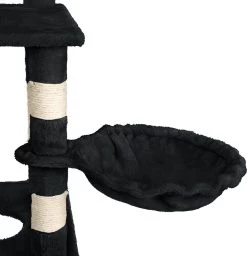 TecTake Stokely - Zwart - Krabpaal - 141 Cm -Katten Hondenbenodigdheden Winkel 1158x1200 3