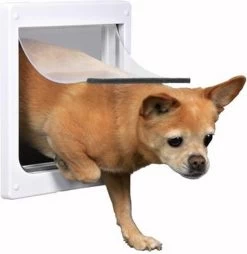 Trixie 2-Weg Hondenluik Wit - S-M 30 X 36 CM -Katten Hondenbenodigdheden Winkel 1169x1200 2