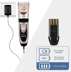 LifeGoods Hondentondeuse - Voor Katten En Honden - Complete Set - 5 Standen - Draadloos - Oplaadbaar - Goud/Zwart -Katten Hondenbenodigdheden Winkel 1170x1200 1