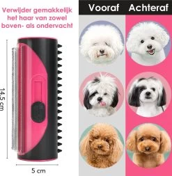 Frenkies HuisdierPlezier Hondenborstel - Borstels - Hondenborstel - Hondenkam - Roze -Katten Hondenbenodigdheden Winkel 1173x1200 4