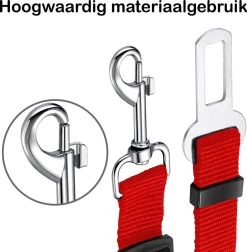 Hondenriem Autogordel Hondentuig Hondengordel Verstelbaar - Rood 13 Hondenriem Autogordel Hondentuig Hondengordel Verstelbaar - Rood -Katten Hondenbenodigdheden Winkel 1177x1200
