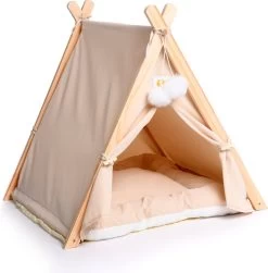 Dogs&Co Tippi Tent Voor Katten Of Kleine Honden Ecru 11 Dogs&Co Tippi Tent Voor Katten Of Kleine Honden Ecru -Katten Hondenbenodigdheden Winkel 1181x1200 5