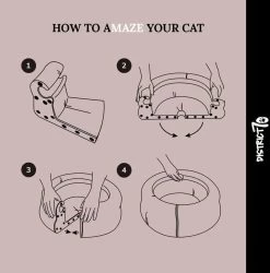 District 70 MAZE 3-in-1 Opvouwbare Kartonnen Kattenmand - Inclusief Catnip Balletje - Voor Slapen, Spelen En Krabben! -Katten Hondenbenodigdheden Winkel 1184x1200 7