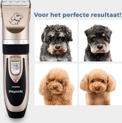 LifeGoods Hondentondeuse - Voor Katten En Honden - Complete Set - 5 Standen - Draadloos - Oplaadbaar - Goud/Zwart -Katten Hondenbenodigdheden Winkel 1187x1200 4
