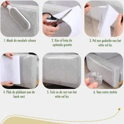 DynaBright Anti Krab Vellen Voor Kat En Hond - 8 XL Vellen – 43.2 X 30.5cm - Tegen Krabben – Bank Bescherming – Meubelbescherming – Krabpaal Voor Katten – Anti Scratch – Transparant - Plakfolie -Katten Hondenbenodigdheden Winkel 1197x1200 9