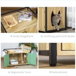PawHut Katzentoilett Mit Griff D31-053 -Katten Hondenbenodigdheden Winkel 1199x1200 22