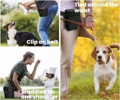 BOTC Honden Beloning Tasje – Beloningstasje - Honden Snoepjes – Beloningszakje - Zwart -Katten Hondenbenodigdheden Winkel 1200x1004