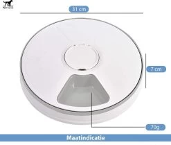PetFriends Automatische Voerbak Voor Hond En Kat - Incl. Batterijen - Voerautomaat Met 6 Compartimenten - 24 Uurs Timer - Elektrische Voederbak -Katten Hondenbenodigdheden Winkel 1200x1014