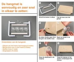 Merkloos Kattenhangmat – Hangmat Kat – Kattenmand Raam – Kattenkussen – Kattenbed – Poezenmand – Beige -Katten Hondenbenodigdheden Winkel 1200x1019 5