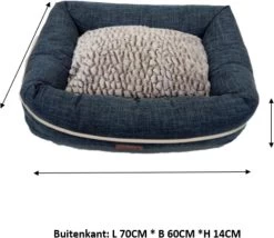 I-CiGO Homy Luxe - Hondenmand - In-kussen Dubbelzijdig Gebruik 70x60xH14cm/Blauw 18 I-CiGO Homy Luxe - Hondenmand - In-kussen Dubbelzijdig Gebruik 70x60xH14cm/Blauw -Katten Hondenbenodigdheden Winkel 1200x1040 2
