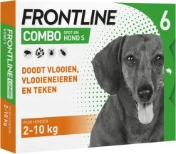 Frontline Combo - Anti Vlooienmiddel En Tekenmiddel - 2 Tot 10 Kg - Hond - 6 Pipetten -Katten Hondenbenodigdheden Winkel 1200x1055