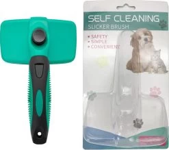 ElegaPet Hondenborstel Groen - Hondenhaar Verwijderen - Kat En Hondenkam - Slickerborstel Hond En Kat - Groomer - Ondervacht Kam Hond - Borstel Hond - Hondenborstel Langharig En Kortharig - Slickerborstel - Anti Klit/Knopen/Huidschilfers -Katten Hondenbenodigdheden Winkel 1200x1062 1