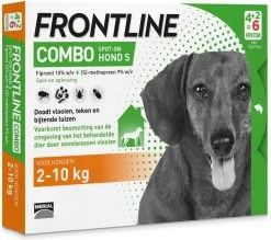 Frontline Combo - Anti Vlooienmiddel En Tekenmiddel - 2 Tot 10 Kg - Hond - 6 Pipetten