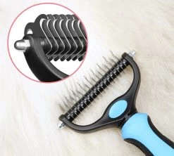 Merkloos 2 Zijdige Ondervacht Hondenkam - Hondenborstel Kortharig/Langharig - Kattenkam - Klittenkam Kat/Hond - Kattenborstel - 10 Cm. -Katten Hondenbenodigdheden Winkel 1200x1078 2