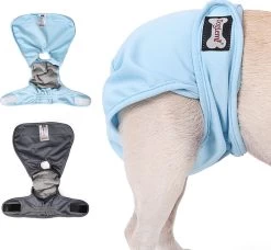 Loopsheidbroekje - Blauw - Maat M - Hondenbroekje - Loopsheid - Diverse Maten - Voor Grote En Kleine Honden