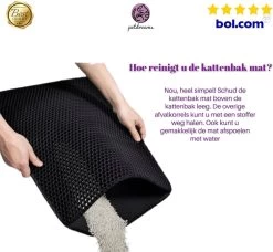 Professionele Kattenbakmat + Cadeau – Schoonloopmat Kattenbak – Katten Grit Opvanger – Dubbele Waterdichte Laag – Uitloopmat Kattenbak – Kattenverzorging – Kattenbak Accessoires - Gritmat – Kat Benodigdheden -Katten Hondenbenodigdheden Winkel 1200x1107 7