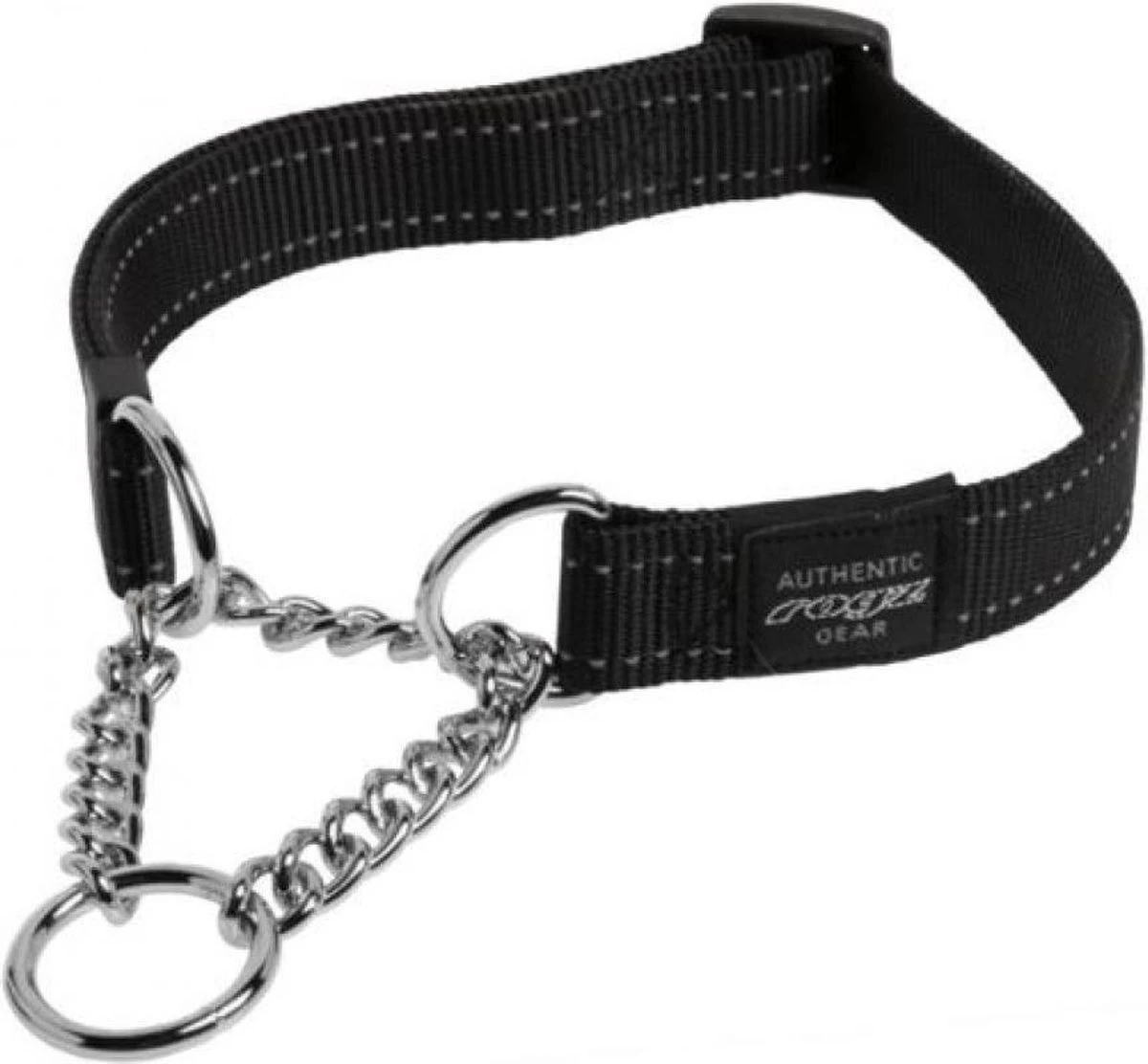 Rogz Utility Sliphalsband Ketting Zwart - - 45-70x2.5 Cm 7 Rogz Utility Sliphalsband Ketting Zwart - - 45-70x2.5 Cm - Afbeelding 5