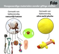 Filo Honden Speelgoed Set 14 Stuks - Hondenspeeltjes Knuffel - Hondenbal - Flostouw - Bot - Frisbee - Hondentouw - Hondenspeelgoed Intelligentie - Kauwspeelgoed Hond En Puppy - Bijtspeelgoed Hondenknuffel - Hondenspeeltje Met Piep -Katten Hondenbenodigdheden Winkel 1200x1114