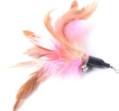 FUZLY - Kattenspeelgoed - Hengel Met Veer - Hengel Met 5 Opzetstukjes - Kattenspeeltjes - Bewegend Kattenspeelgoed- Kattenspeeltjes Intelligentie - Kattenhengel - Kattenspeeltje Interactief -Katten Hondenbenodigdheden Winkel 1200x1119 1