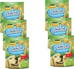 Bonzo Dental Delicious - Hondensnacks Rund - 6 X 200 G