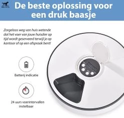 PetFriends Automatische Voerbak Voor Hond En Kat - Incl. Batterijen - Voerautomaat Met 6 Compartimenten - 24 Uurs Timer - Elektrische Voederbak -Katten Hondenbenodigdheden Winkel 1200x1135