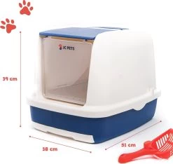 JC Pets Premium Kattenbak Systeem - Inclusief 2.5KG / 4L Kattenbakvulling - Zelfreinigend -Katten Hondenbenodigdheden Winkel 1200x1135 4