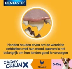 Pedigree Dentastix Chewy Chunx Hondensnacks Mini - Kip - 5 X 68 Gr -Katten Hondenbenodigdheden Winkel 1200x1140 6