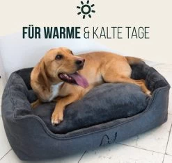 Happilax Wasbaar Hondenbed Met Omkeerbaar Kussen, Hondenmand Voor Kleine Honden, S - Grijs, Puppies Of Katten -Katten Hondenbenodigdheden Winkel 1200x1141 4