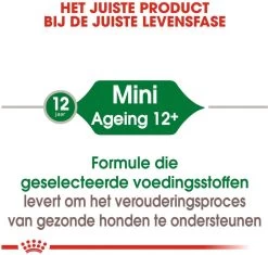 Royal Canin Shn Mini Ageing 12plus Pouch - Hondenvoer - 12x85 G -Katten Hondenbenodigdheden Winkel 1200x1143 7
