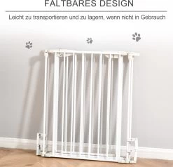 PawHut Afschermhek Voor Honden Veiligheidshek Hondenhek 3 Elementen Kunststof Wit D06-100V01 18 PawHut Afschermhek Voor Honden Veiligheidshek Hondenhek 3 Elementen Kunststof Wit D06-100V01 -Katten Hondenbenodigdheden Winkel 1200x1156 3