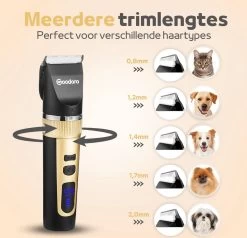 Woodoro Professionele 2-in-1 Hondentondeuse Voor Dikke Vacht – Draadloze Honden Tondeuse & Hondentrimmer – Stille Tondeuse Katten & Honden Trimset -Katten Hondenbenodigdheden Winkel 1200x1157