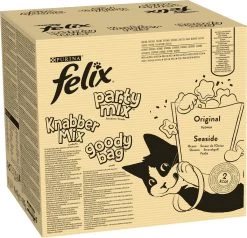 Felix Cat Snacks Party Mix - Kattensnacks Original En Seaside - 16 X 60g -Katten Hondenbenodigdheden Winkel 1200x1157 4